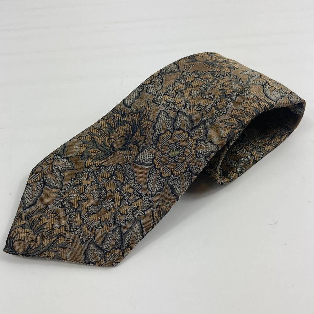 Mino Lombardi Silk Made in Italy Floral Tie
